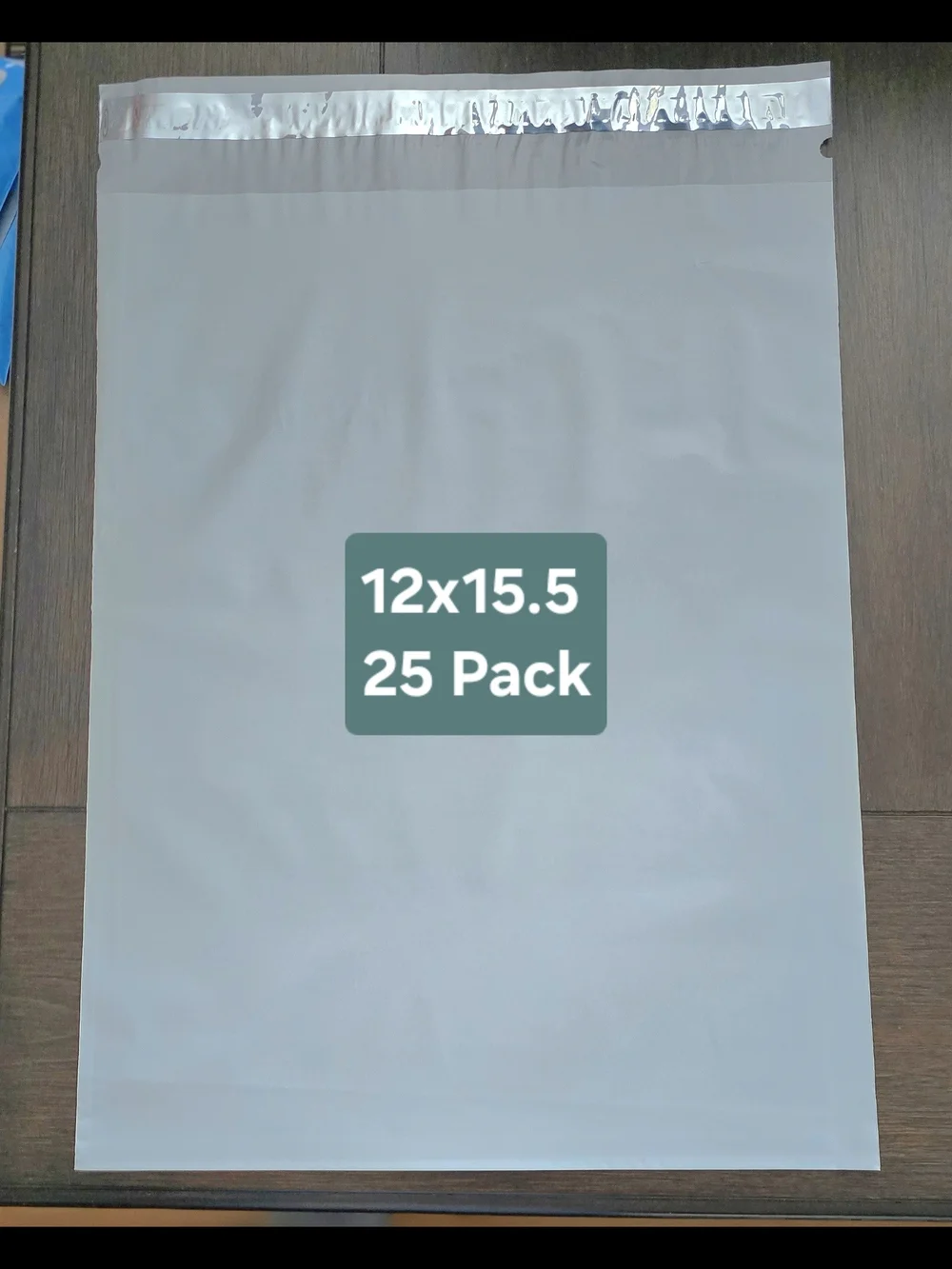 White Poly Mailer Bags with Peel & Seal - 12 x 15.5 in, 25 Pack